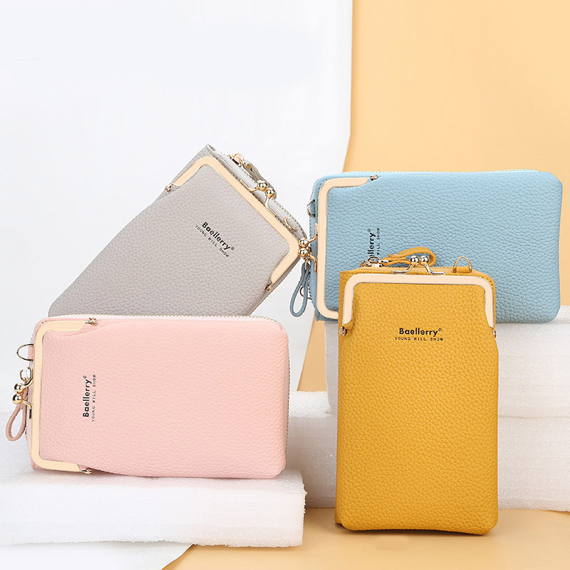 Fashion Mobile Phone Shoulder Bags With Lock Women Messenger Bag Wallet Fashion Mobile Phone Shoulder Bags With Lock Women Messenger Bag Wallet